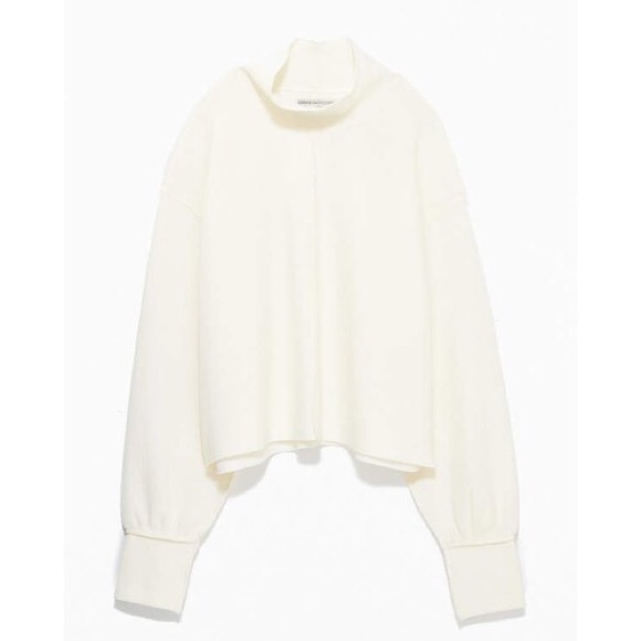 UO Charlie Slouchy Turtleneck Sweater in White. Size XS. NWOT. - Picture 5 of 5